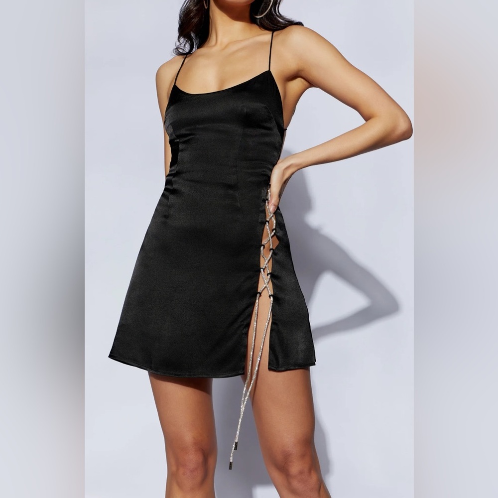 Briah Diamante Rope Mini Dress